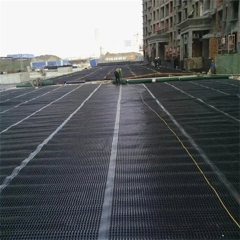 Groenbouwproject PVC-geperforeerd dimpeldrainageplank Grondwerk Wateroplossing Wateroplossing 16
