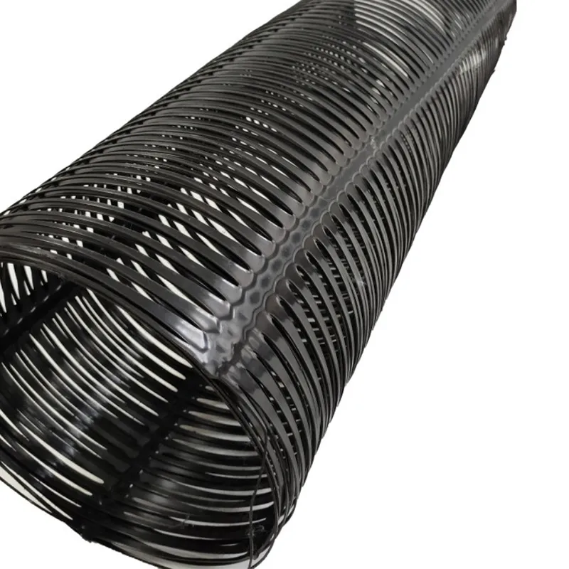 Plastic polypropyleen PE eenrichtingsverbindend eenassig trekverbindend geogrid van kunststof voor versterking van de weg 0