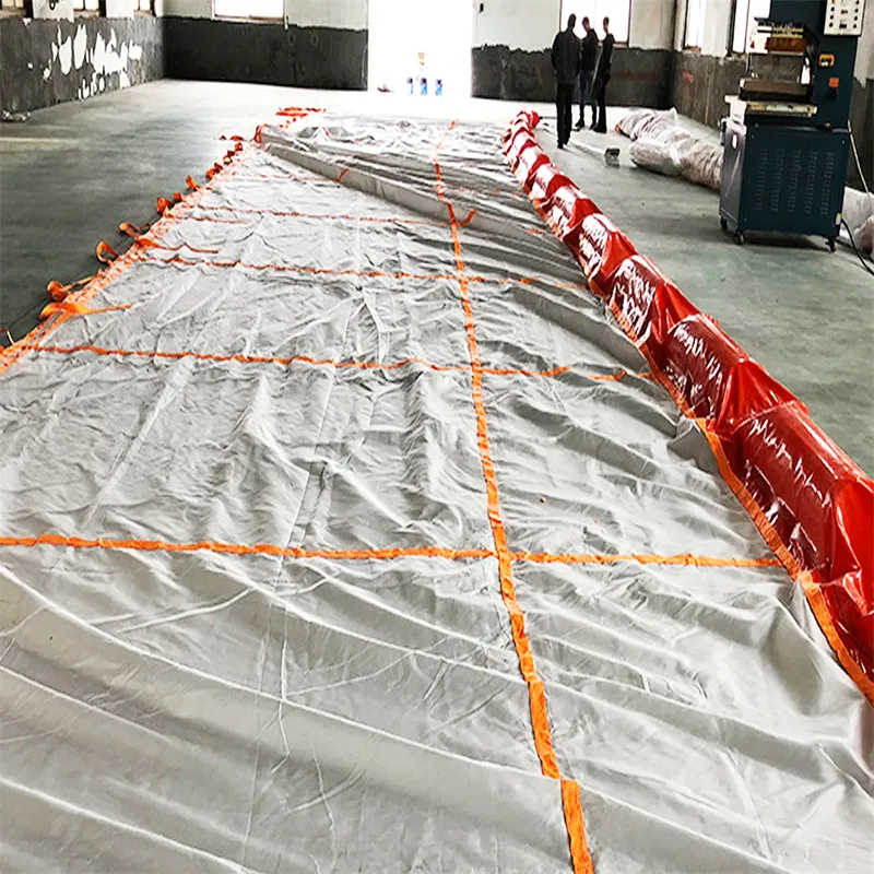 Silt Curtain PVC Floating Silt Curtain Containment Boom Eco Friendly Oil Spilling Boom Floating Silt Curtain voor wateromgevingen 5