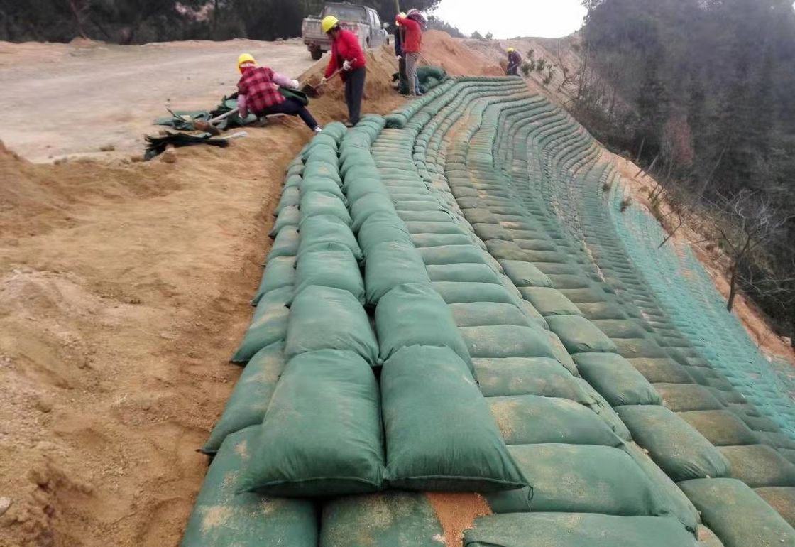 100% Geotextile van pp Witte Geotextile van Geobag niet Geweven Stoffenzakken voor Rivierbank