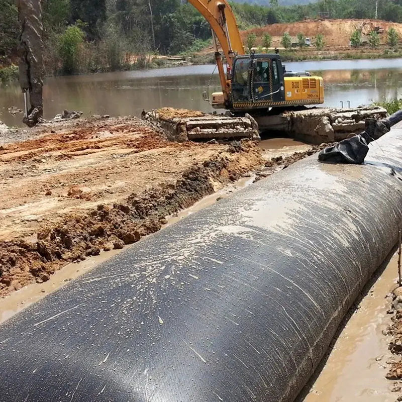 540g pp Geweven Geotube-Zakkengeotextile Filter voor Afvalwatermodder het Ontwateren