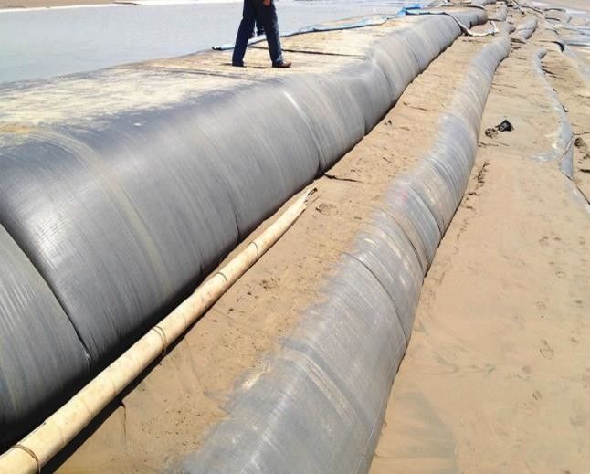 Uitgebaggerde Geotextile van het de Zakkensediment van Geotube Ontwaterende de Filterzakken