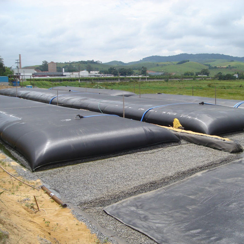 Zwart geweven geotextiel Geotube ontwateringszakken voor slibontwateringsfilter