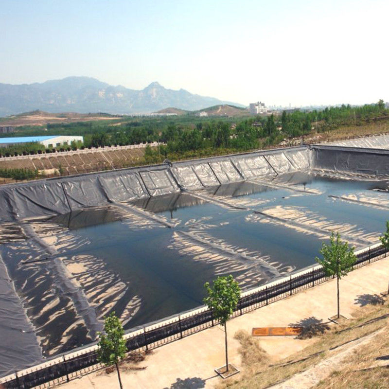 Waterdichte HDPE-geomembrane vijvervoering voor watertanks Vissen garnalenboerderij 0,2 - 2,5 mm
