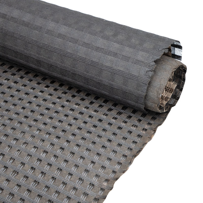 Geogrid van biaxiale glasvezels met geotextiel zonder weefsel voor bodemversterking/wegbouwmateriaal Geocompos