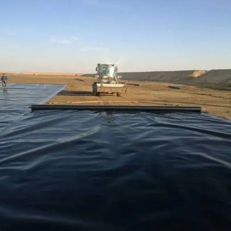 HDPE-geomembrane waterdichtingsliner / zwembadliner / georiënteerd wegbouwmateriaal stortplaats biogasdigester
