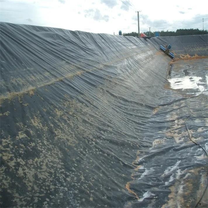 HDPE-geomembrane waterdichtingsliner / zwembadliner / georiënteerd wegbouwmateriaal stortplaats biogasdigester