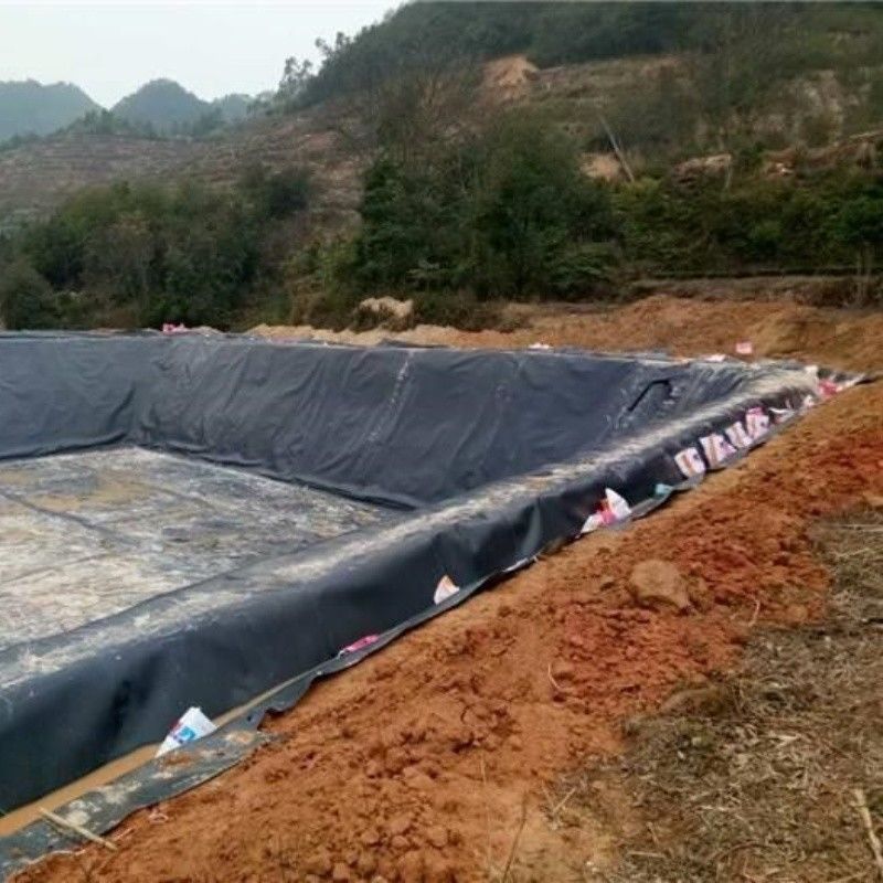 HDPE-geomembrane waterdichtingsliner / zwembadliner / georiënteerd wegbouwmateriaal stortplaats biogasdigester