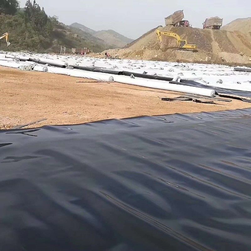 HDPE-geomembrane waterdichtingsliner / zwembadliner / georiënteerd wegbouwmateriaal stortplaats biogasdigester