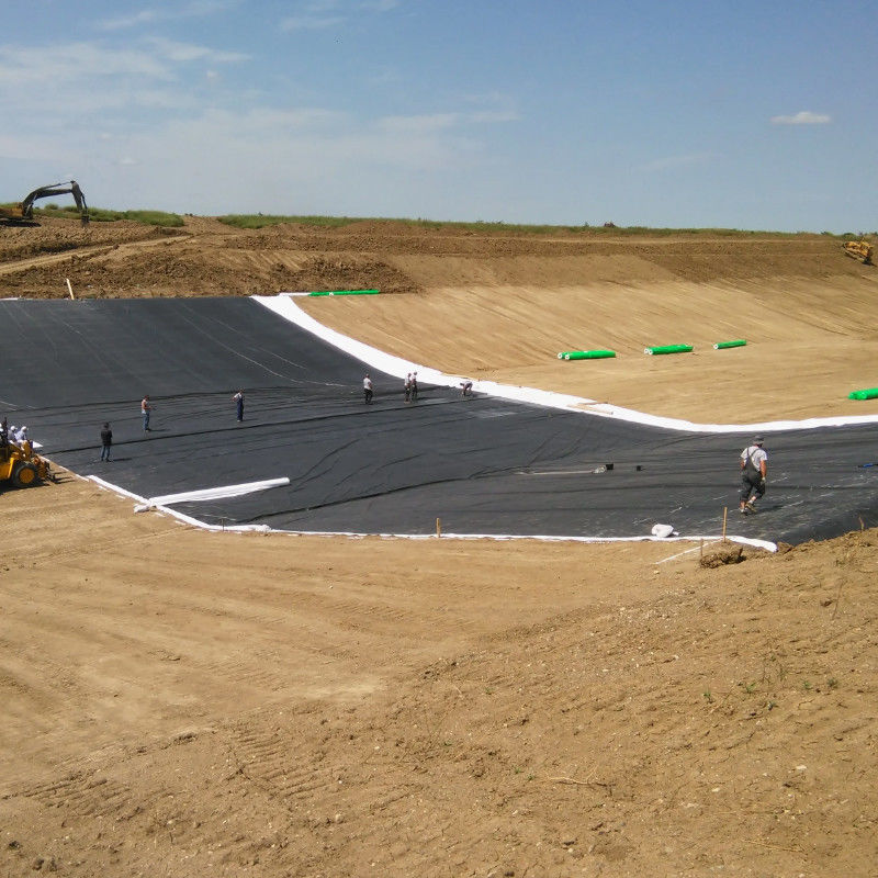 HDPE/LDPE Geomembrane 1.0mm/1.5mm/2.0mm Voor waterdicht / visvijvervoer / stortplaats / kunstmatig meer / mijn / dam / zwembadvoer