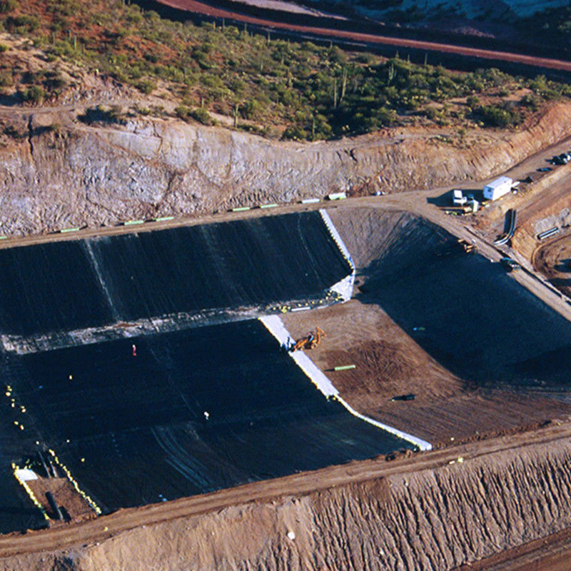 HDPE/LDPE Geomembrane 1.0mm/1.5mm/2.0mm Voor waterdicht / visvijvervoer / stortplaats / kunstmatig meer / mijn / dam / zwembadvoer