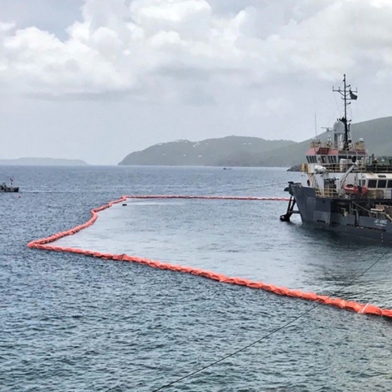 Silt Curtain PVC Floating Silt Curtain Containment Boom Eco Friendly Oil Spilling Boom Silt Curtain voor het water