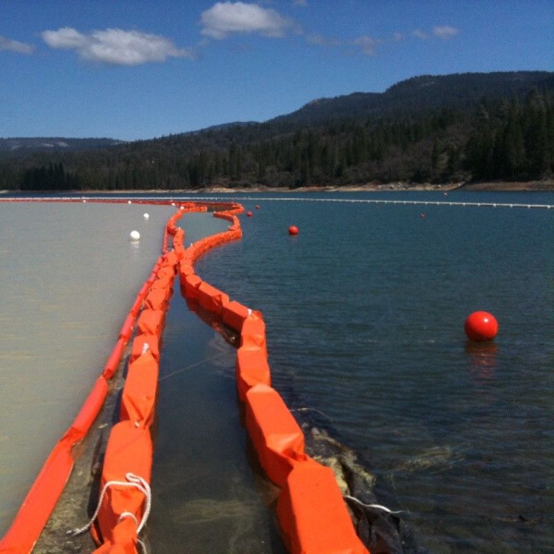 Silt Curtain PVC Floating Silt Curtain Containment Boom Eco Friendly Oil Spilling Boom Silt Curtain voor het water