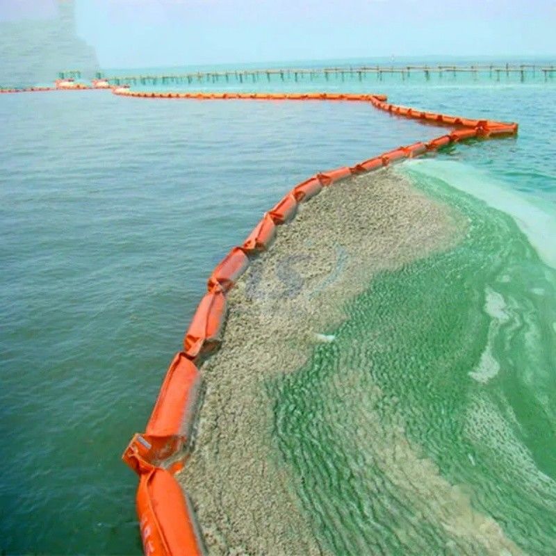 Silt Curtain PVC Floating Silt Curtain Containment Boom Eco Friendly Oil Spilling Boom Silt Curtain voor het water