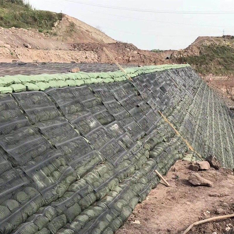 Geobags van polyester / PP voor hellingsbescherming en grasdam voor ecologisch milieu
