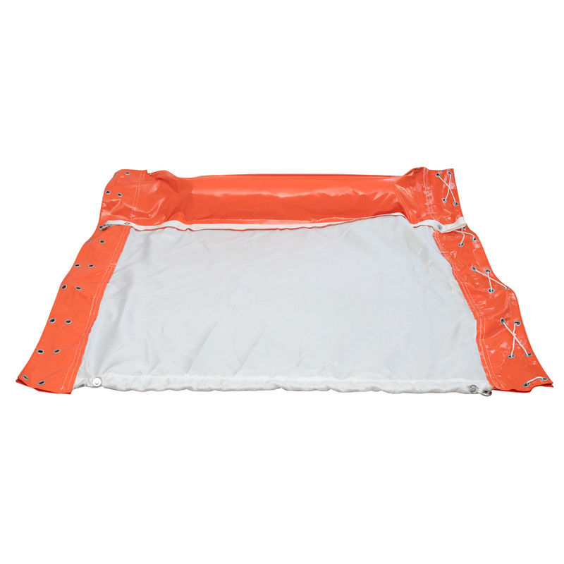 Permeabel waterig drijvend slibgordijn PVC-slibgordijn Boom-slibgordijn PVC-olie-boom-oliecontainmentheining Slibgordijn