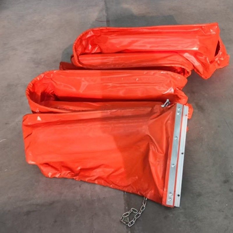 Permeabel waterig drijvend slibgordijn PVC-slibgordijn Boom-slibgordijn PVC-olie-boom-oliecontainmentheining Slibgordijn