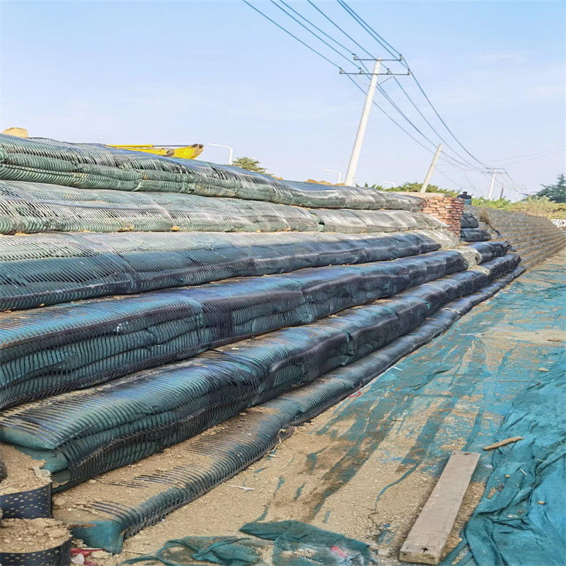 PP-Plastic PE-eenrichtings-eenassige polyester-geogrid-gravelgrid-grondstabilisator voor bodemversterking