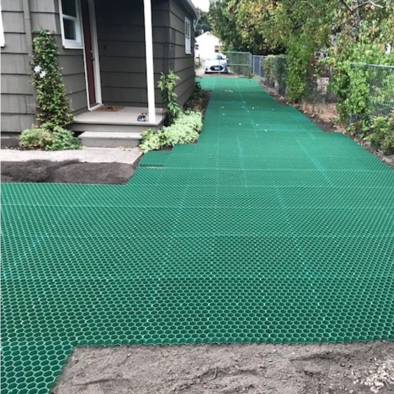 Grass Paver Mat Plastic Grass Grid Gron Gravel Paving Grid Oprijlaan Grid voor Gravel Grass Grid