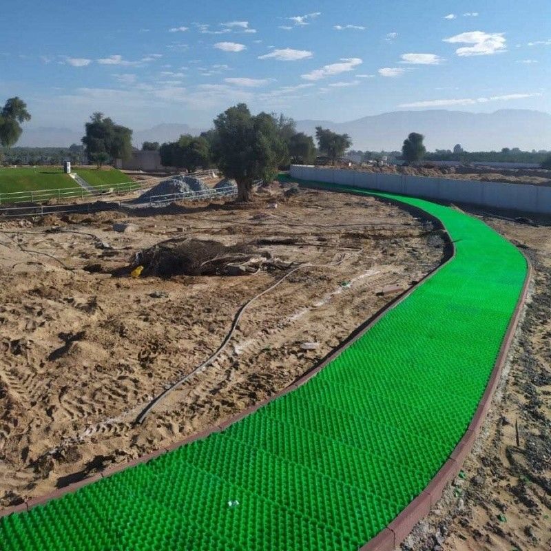 Grass Paver Mat Plastic Grass Grid Gron Gravel Paving Grid Oprijlaan Grid voor Gravel Grass Grid