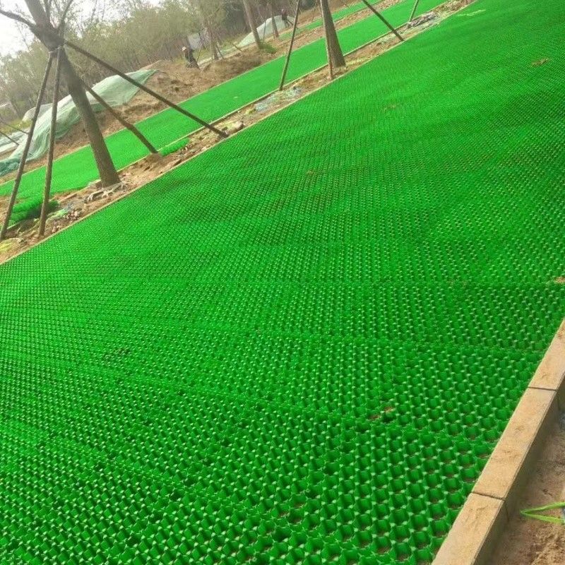 Grass Paver Mat Plastic Grass Grid Gron Gravel Paving Grid Oprijlaan Grid voor Gravel Grass Grid