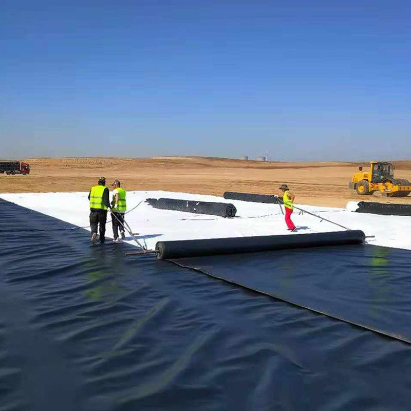 0.75mm 1mm anti-lekkage leekproof gladde HDPE geomembrane vijver voering voor afval verwijdering