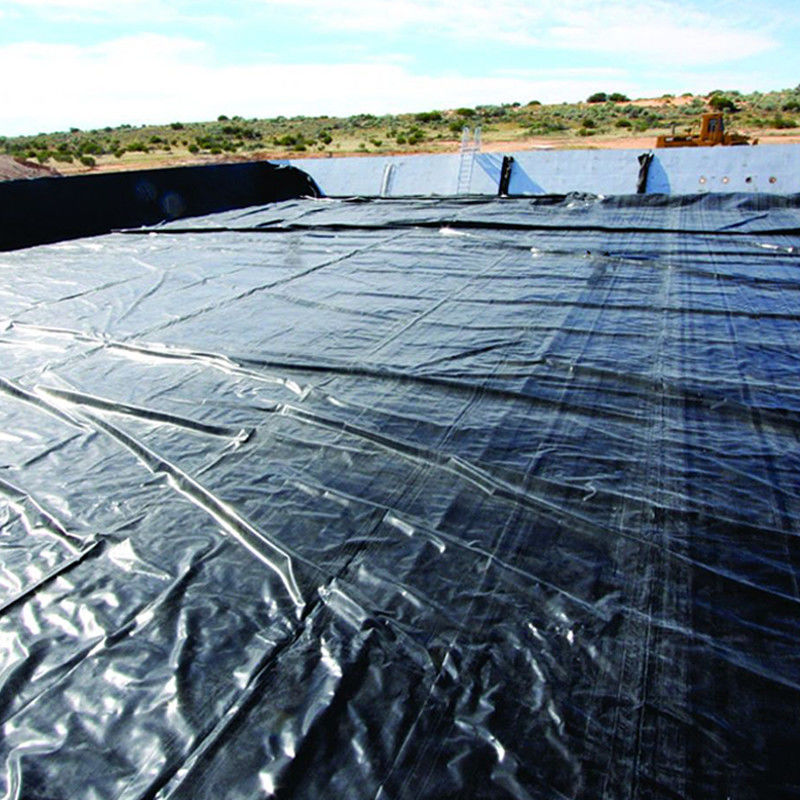 0.75mm 1mm anti-lekkage leekproof gladde HDPE geomembrane vijver voering voor afval verwijdering