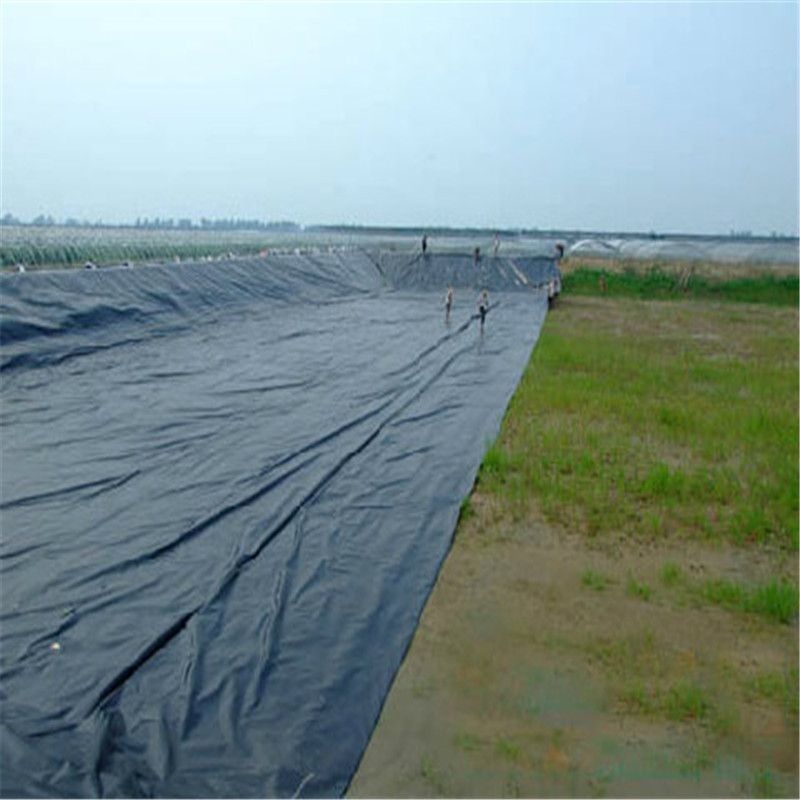 Duurzame zwarte HDPE geomembrane vijvervoering 0,5 mm ∼2,0 mm voor cirkelvormige vistanks, aquicultuurvijvers, wateropslagreservoirs en dam waterdichtingstoepassingen
