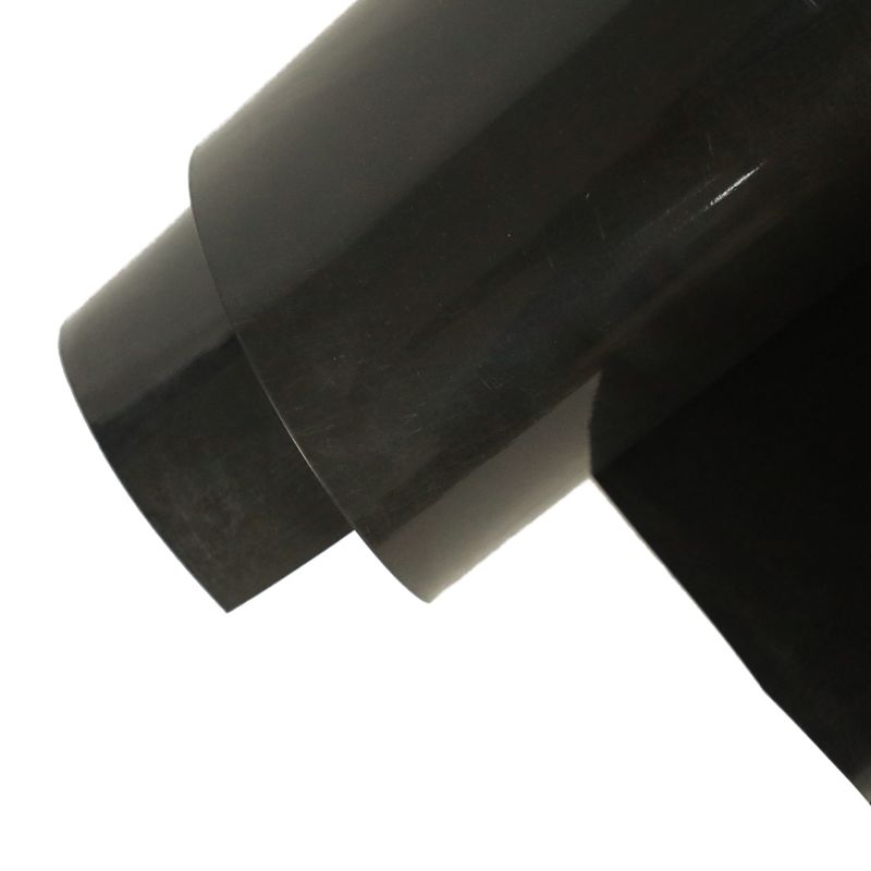 Hoogdichte polyethyleen HDPE geomembranen Zwarte UV-bestendige voering Polyethyleen vijvervoering voor stortplaatsen 1,5 mm dikte