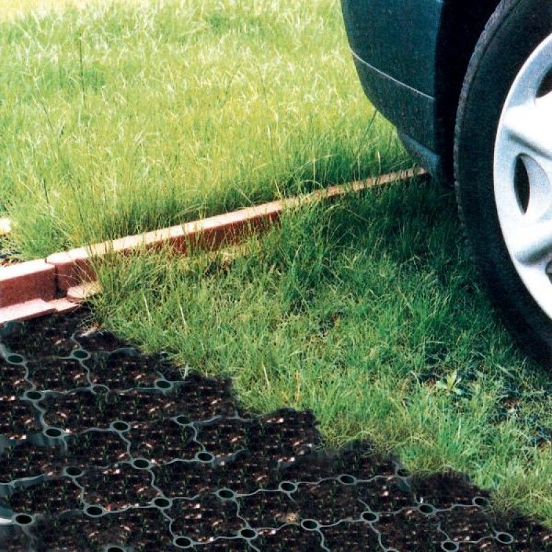 HDPE Pavers Grass Grid Polyester Geogrid Plastic voor parkeerterrein Branduitgang Groothandel Landschap Grond Geocell Gravel Paddock Grid