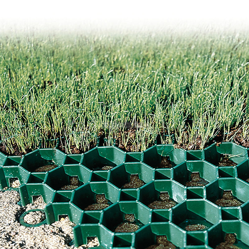 HDPE Pavers Grass Grid Polyester Geogrid Plastic voor parkeerterrein Branduitgang Groothandel Landschap Grond Geocell Gravel Paddock Grid