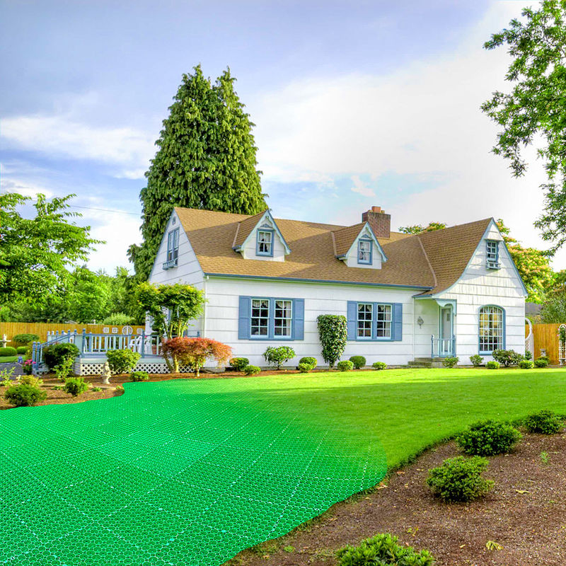HDPE Pavers Grass Grid Polyester Geogrid Plastic voor parkeerterrein Branduitgang Groothandel Landschap Grond Geocell Gravel Paddock Grid