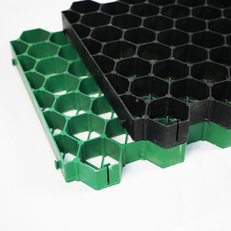 Plastic Grass Grid voor Parkeerterrein Branduitgang HDPE Pavers Geogrid voor Landschap Grond Geocell Gravel Paddock Grid