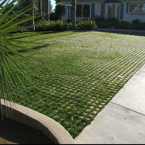 Plastic Grass Grid voor Parkeerterrein Branduitgang HDPE Pavers Geogrid voor Landschap Grond Geocell Gravel Paddock Grid