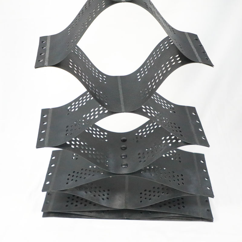 HDPE Plastic Geocell Paved Grid Zwart HDPE Geocell voor zachte kelderversterking Goedkope grindstabilisator Geocell in de wegbouw