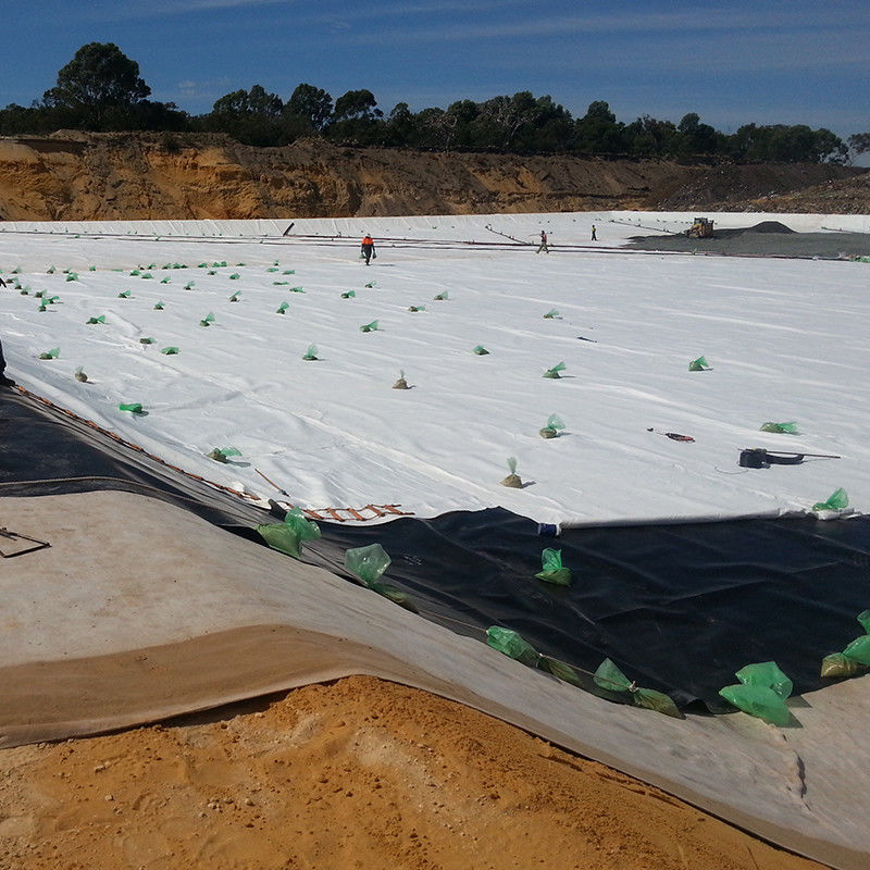 Waterdichte UV-bestendige HDPE-geomembrane vijverbekleding voor aquacultuur Landbouw Dammen stortplaatsen Visserij Biodigester Mijnbouw