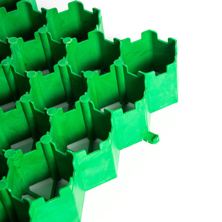 Zware bodemstabilisator honingraat Plastic grasrooster voor oprit voor landschapsgras parkeerplaats