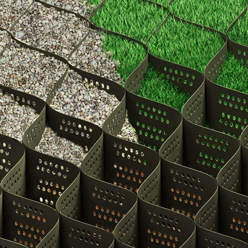 Hoogsterkte polyester eenasig geogrid voor bodemversterking, geocellondersteuning en verschillende toepassingen in de civiele techniek Duurzaam, betrouwbaar en Avai