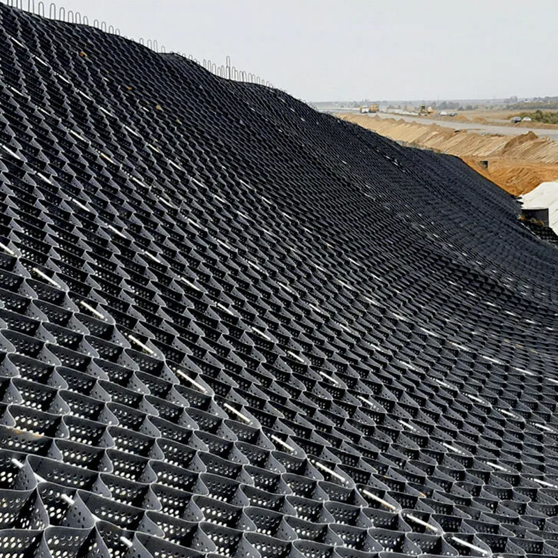 Hoogsterkte polyester eenasig geogrid voor bodemversterking, geocellondersteuning en verschillende toepassingen in de civiele techniek Duurzaam, betrouwbaar en Avai