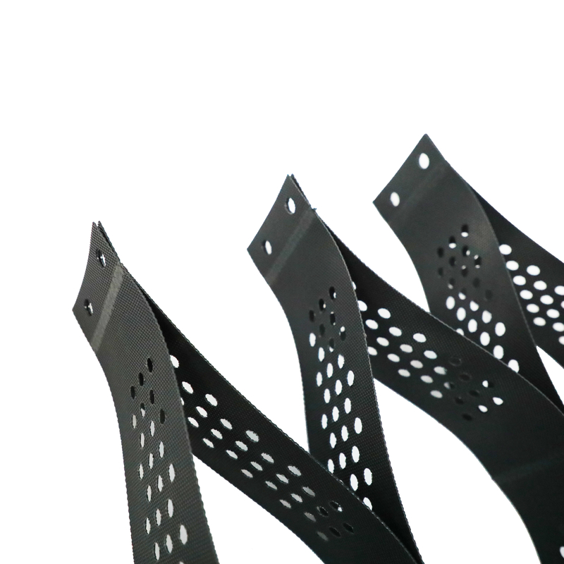 Hoge treksterkte biaxiaal kunststof gaas – 30kN/m Zwart PP/PET geogrid voor bodemversterking en wegfundamentstabilisatie