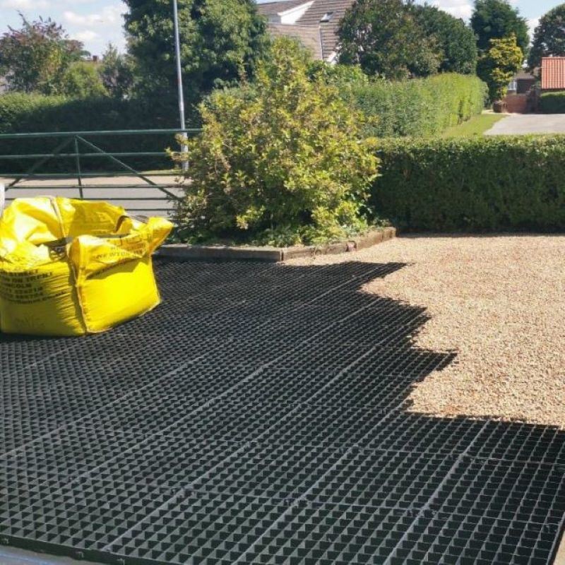 Plastic Grass Grid Parkeerterrein Paving Gravel Grid voor Commerciële Landschapsvergroening Producten Golfbaan Tuinpad Ontwerp