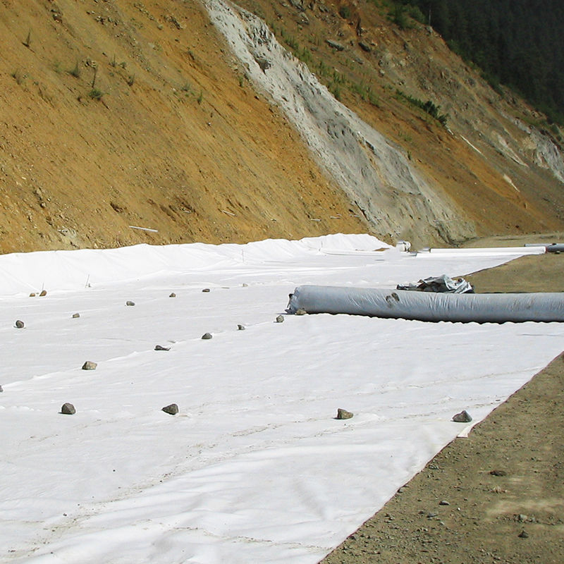 Geotextiel voor reservoirs Kunstmatige meren Ontlasting van vijvers Depots Filtratie Isolatie