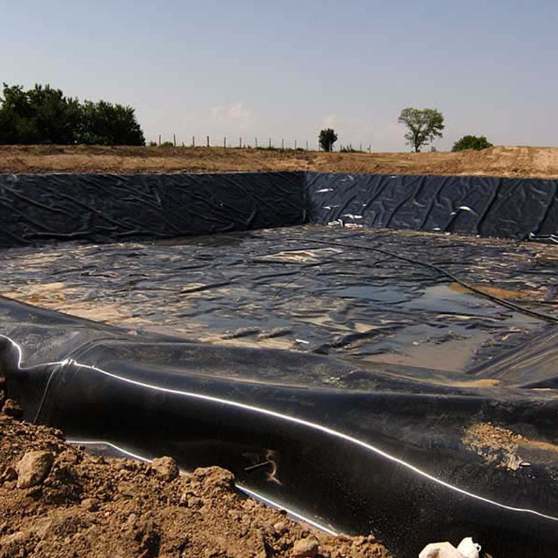 1.0mm 1.5mm 100% Virgin Material ASTM Anti-Seepage Waterproof Waterdicht gladde textuur LDPE LLDPE HDPE Geomembrane Pond Liner voor stortplaats Mining Liner