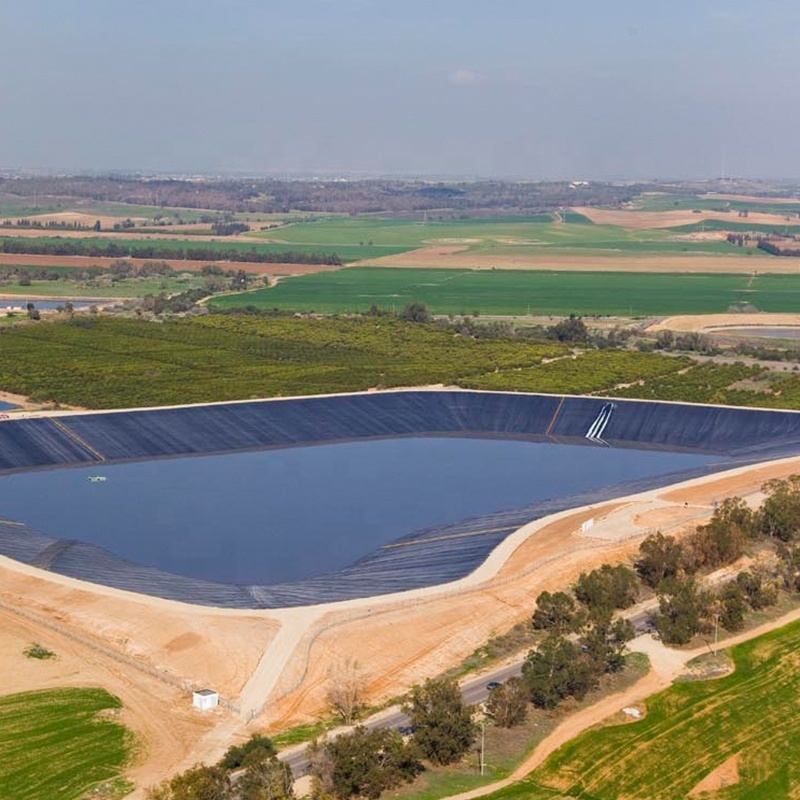 HDPE Geomembraanfolie voor aquacultuur, viskwekerij, vijver, dam, zwembad en wateropslagtoepassingen