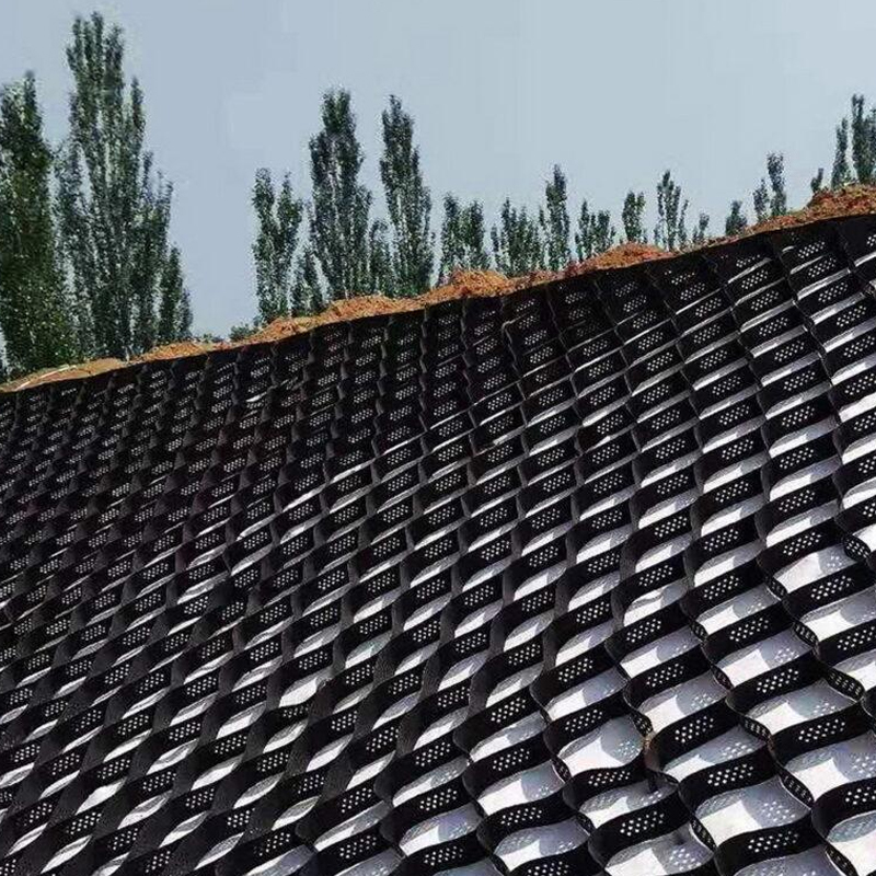 Kunststof ASTM Standaard Wegrooster Grind Honingraat HDPE Geocel voor Keermuurversteviging Hellingbescherming Oprit Geocel Erosiebestrijding