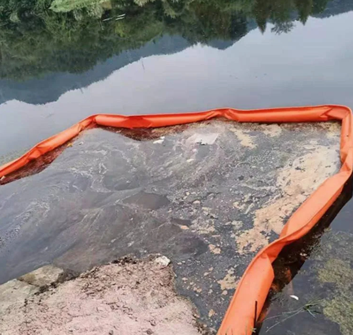 Silt Curtain PVC Floating Silt Curtain Containment Boom Eco Friendly Oil Spilling Boom Floating Silt Curtain voor wateromgevingen