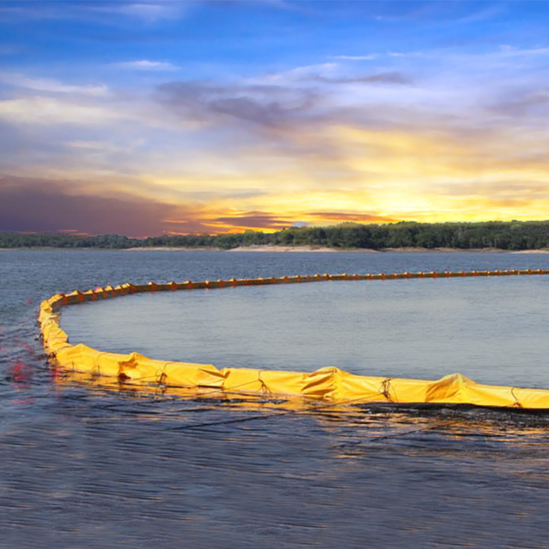 Silt Curtain PVC Floating Silt Curtain Containment Boom Eco Friendly Oil Spilling Boom Floating Silt Curtain voor wateromgevingen