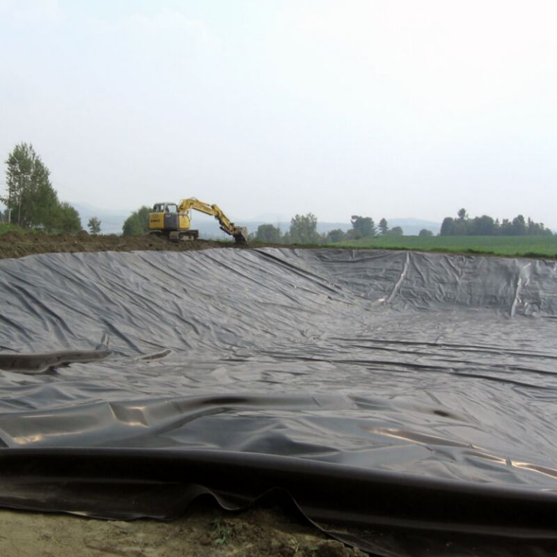 Waterproductie Landbouw Agrarische Dam Stortplaats Visvijver HDPE Geomembraan Gevoerde Plastic Folie