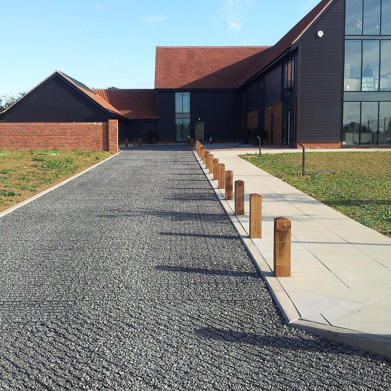 HDPE Plastic Grasrooster voor Grasbestrating Parkeerplaatsen Helling Erosiebestrijding Bodemstabilisatie Grindtegels en Landschapsarchitectuur Plastic Grasrooster